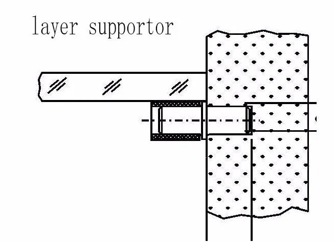 furniture dowel pin Dia 6 8 9 Plate bracket supporter Office cupboard Assembled plate glass board layer supporter Shelf Holder - Image 3