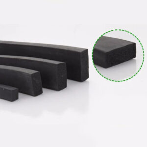 5 10 15 x 15 20 25 30 35 40 50mm Foaming EPDM rubber seal strip Square Oblong Foamed EPDM sponge door damper car air conditioner
