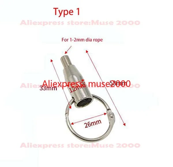 ceiling Wire grippe with Steel keychain ring steel rope clamp clip Wire clasp Exhibitions ceiling light rope locker billboard - Image 4