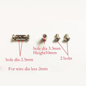 2mm steel wire Suspension Clamp locker Light twist  hanger hooker Aquarium lamp Murals hang tags banner indoor outer advertising