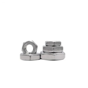 Thin nut UNC UNF 1/4-7/8 inch 304 stainless steel hex clockwise thin thickness bolt fastener