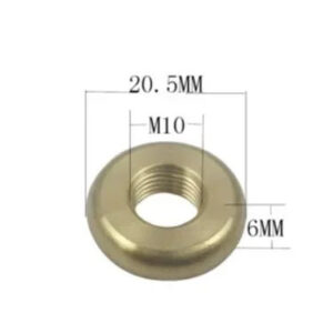 M10 Round heighten nut fine pitch brass washer spacer hollow screw locker copper washer locker handle nut light nut fastener