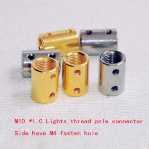 cable clip M10 lighting hollow screw nut 20mm height connector inner thread head steel pole ceiling DIY LED crystal light wall lamp