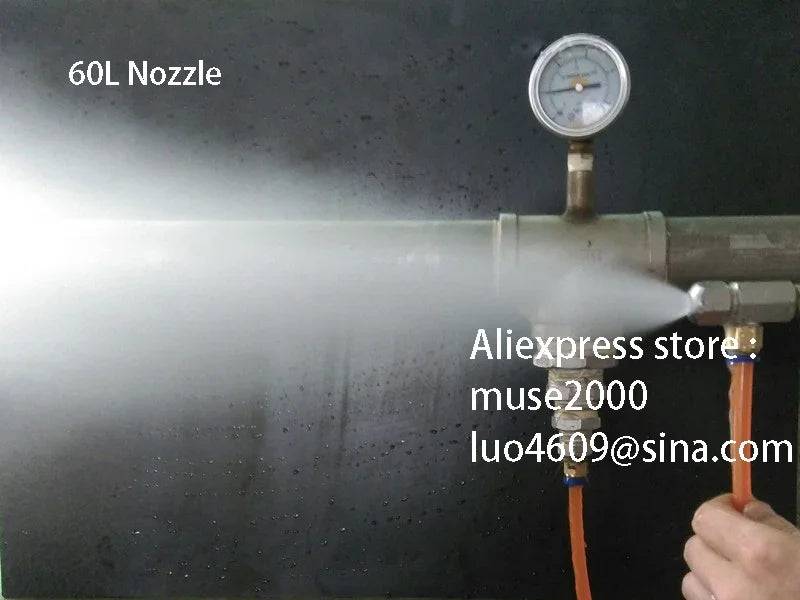 180 550 L/H Methanol fuel burner nozzle,SUS waste oil atomizing spray nozzle Diesel heavy Oil Nozzle atomization Alcohol-bas - Image 3