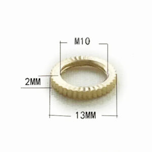 M10 M12 thin nut fine pitch brass knurled copper washer locker handle nut light nut fastener