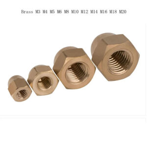 Brass domed nut M3 M4 M5 M6 M8 M10 M12 M14 M16 M18 M20 Copper nut bolt end DIY toy cover din 1587 dome acorn arched head DIN