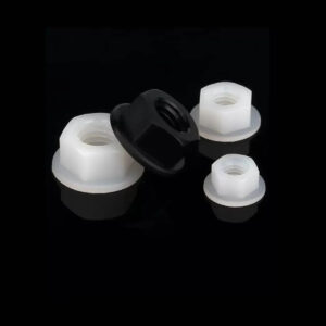 M5 M6 M8 hexagon flange nuts DIN6923 Nylon plastic rust protection corrosion anti dust model aircraft,LED Lighting insulation