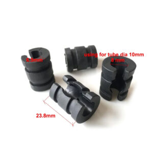 For OD 10mm tube clamp clip  tube pad saddle washer clamp massage table couch bed wrapping pad opening tube feet leg pads ends