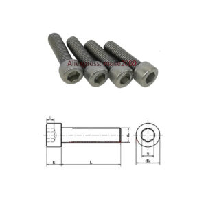 UNC 5/16-18 coarse  pitch 304 steel bolt knurled cup head   inner hex drive UNC inch pitch  standard screw