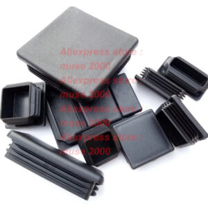 75x150 100*150 60*80 60*120 80*120 120*120mm tube plug PE plastic tube insert end blanking tube cover ends square oblong floor