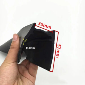 35x57mm EPDM foaming Cold storage Door Sealing strip double-hole cold storage Sealed foaming rubber sliding door layering strip
