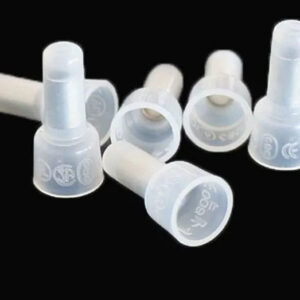 Close end cable connector#CE1X 2X 5X 8X aluminium tube Crimping terminal pliers press connector Nylon Wire loop crimp type