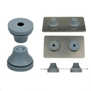 IP67 water proof Gray rubber grommet sealing grommet dust proof 2 sides clip round ring wire cable protector