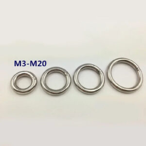 304 steel ORing M10 THICKNESS Outer dia hanger hooker argon arc welding Hand pull ring pet rope home curtain hanger hooker