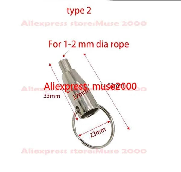 ceiling Wire grippe with Steel keychain ring steel rope clamp clip Wire clasp Exhibitions ceiling light rope locker billboard - Image 2