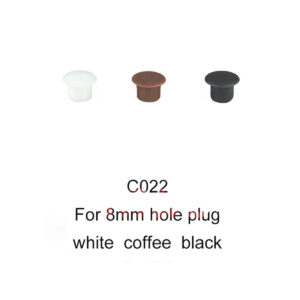8mm Coffee white black Furniture Drilling hole plug cupboard screw plastic cover cap insert dark brown end pannel