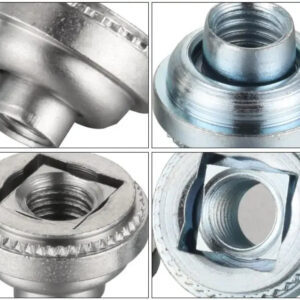 Tolerance adjusting AS LAS Carbon steel Self clinching M3M4M5M6-1/2 Non-locking self-locking metric PEM Pressure riveting nut