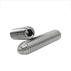 M10 M12 M16 Hex Socket Spring Ball Plunger Set Screw spring dowel pin 304 stainless steel wave beads positioning marbllow ended