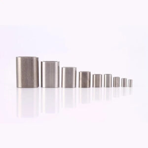 304 stainless steel Elliptical Ferrule sleeve 0.8 1 1.2 1.5 2 2.5 3 4 5 6mm oval shape 1 hole jacket Twisted wire rope clip