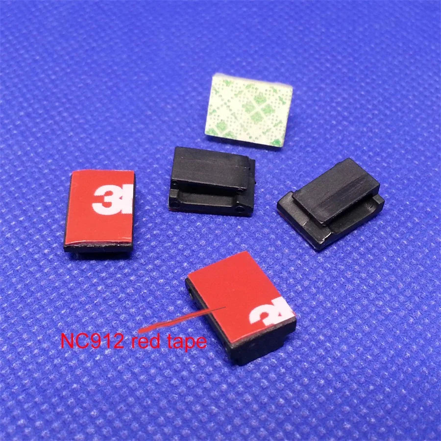 NC912 Self adhesive cable tie mount BASE 9X12mm Clamp cable dia 3mm Car home electronic cable wire zip clamp clip Computer host - Image 3
