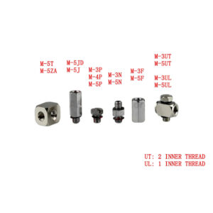 M3 M5 N/F/J/JD/B/T/ZA/UT/TL Tee 4 hole Elbow Equal male female thread Pneumatic joint gas tube pipeconnector Air Fitting bushing