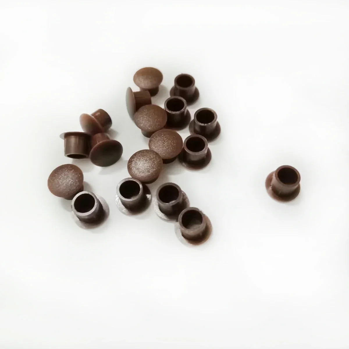 8mm Coffee white black Furniture Drilling hole plug cupboard screw plastic cover cap insert dark brown end pannel - Image 2
