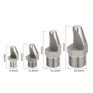 1/8 1/4 3/8 1/2inch Stainless steel spray flat fan nozzle washing gun nozzle car washer gun industry garden water nozzle