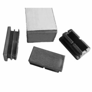20 x 40 mm Tube Insert End  Blanking tube pipe Cap,Rectangle oblong 3/4*1&3/4 inch black,rainshed canopy feet ending,desk leg