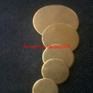 Decoration hardware Round board brass steel washer solid no hole solid disc round board Dia 3 6 9 12 15 20 30mm T0.8-1mm