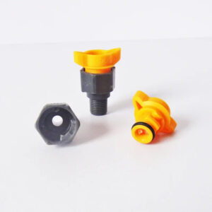 BSP male 1/4 3/8 inch quicking fitting fan cone nozzle plastic spray nozzle PP line round covering circuit etching PCB washing