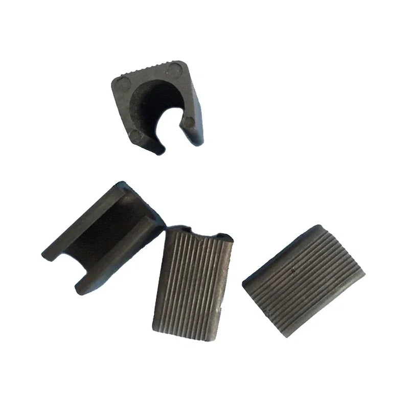10mm inner plastic tube pad,rolling wheelchair clamp tube saddle washer pad pipe wrapping damper,Folding Bed furniture cup leg
