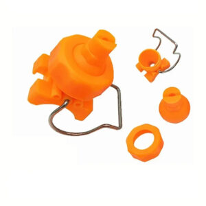 Flat fan ball head plastic spray nozzle steel clip clamp tube fan line covering 3/4.1,1.2,1.5,2 inch auto car washing