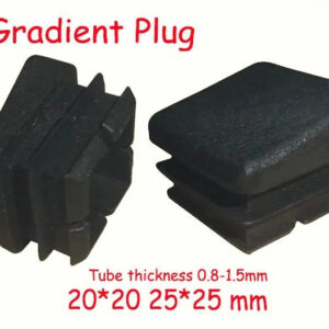 20 20 mm,square blanking tube plug cap cover ending,pads,gradient semi-circle surface,collapsible shelf folding sunshade