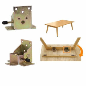 Furniture leg folding hinge connector,55x60x72mm Gate leg table fold up leg tea table  locker hinge gemel coupling home hardware