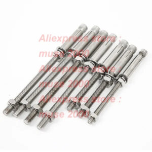Lengthen M6 M8 M10 M12 expansion bolt ring nut 304 Ceiling wall light fan hooker hanging screw wall anchor steel sport room