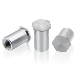 BSOA-3.5M3 rivet nut aluminum steel Hole Dia 5.4mm Self-Clinching closed end pressured nut thin board plate fastener column