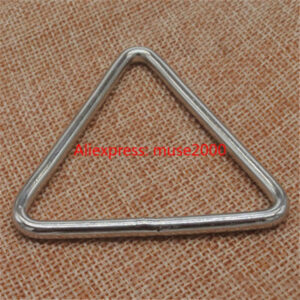 welded 304 steel Weaving tape buckle steel metal triangle belt anchor clip fastener Adjusting Shoulder straps buckle bag