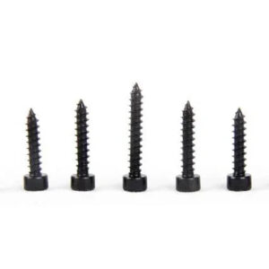 M3.5 m4 m5 black self tapping screw carbon steel inner hex electronic Grade 8.8 harden DIY model Audio