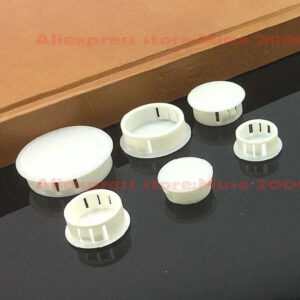 5 6 8 10 13 14 16 19 22 25 30 38 40 45 50 mm white Furniture Screw hole plug  Machine Cabinet panel hole decoration cap grommet