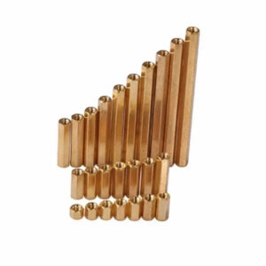 M4 brass standoff spacer copper female to femal connector Length 5-60mm screw lengthen nut M4 outer Hex threaded through Column