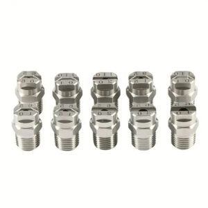65 degree 1/4 inch BSPT Stainless steel spray nozzle high pressure washing nozzle 65 top angel flat fan car washing gun nozzle.