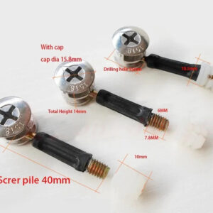 18mm Board Furniture Connector Set: Eccentric Wheel, Screw, Plastic Expanding Nut, Panel Plate Desk Table Fastener