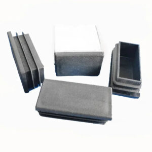 25x38 40 50 75mm tube insert End Blanking pipe plug Cap 1*1&1/2inch rectangle oblong hole cover cap desk feet furniture leg pole