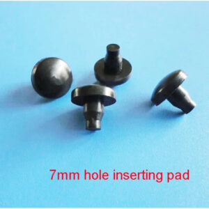 6 7 8 10 mm hole inserting pad sofa furniture chair feet leg nail cushion white black transparent hole plastic plug