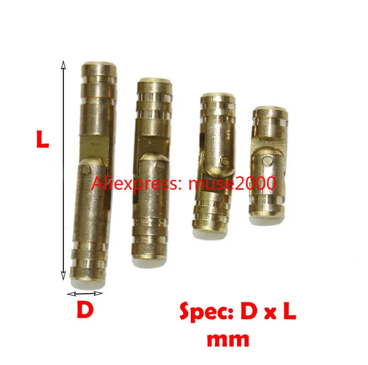 Brass round dia 4 5 mm Gift Box hinge hardware supportcupboard hinge door connector rotating cupboard cabinet Folding Bracket