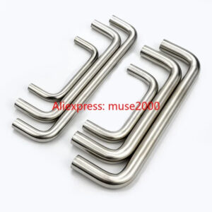 201 steel door handle Solid stainless steel handle U-shap handle cabinet draw M4 M5 nut , holde distance 64 96 96 128 128mm