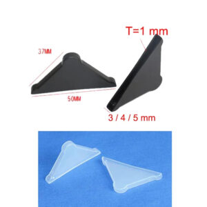 3 4 5 mm thickness glass corner orthogonal protector, plastic cover for mirror plate photo frame panels lamp Ceramic collision