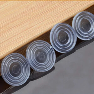 Glass table pad anti slip spacer wahser  24mm thickness 3mm furniture desk glass cover damper tea table felxiable transparent