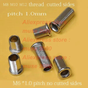 M6 M8 lighting hollow bolt steel pitch 1.0 mm Ceiling lights LED DIY hanging fastener hanger fastener  nut