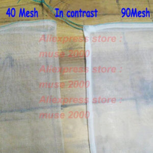 90 Mesh nylon fruit net bag seed filter small hole grow bag Protection plastic seed sinking water seed soak washing fishing fish
